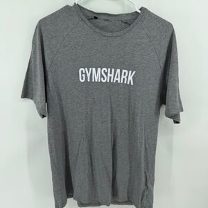 Gymshark Apollo Mens Raglan Short Sleeve Training T-Shirt Grey Heather Large
